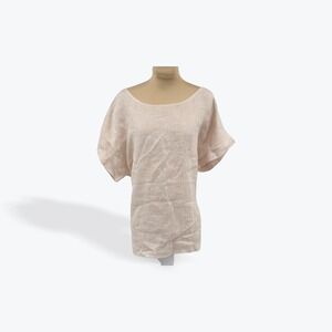 Terzo Millennio Made In‎ Italy Linen Tunic Top Women's Size Large